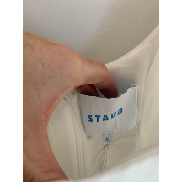 Staud Portrait‎ Sleeveless Seamed Gown - Picture 8 of 12